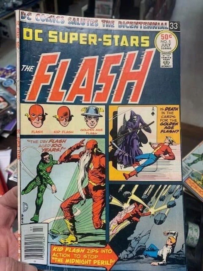 DC Super-Stars · The Flash · 50¢ cover
